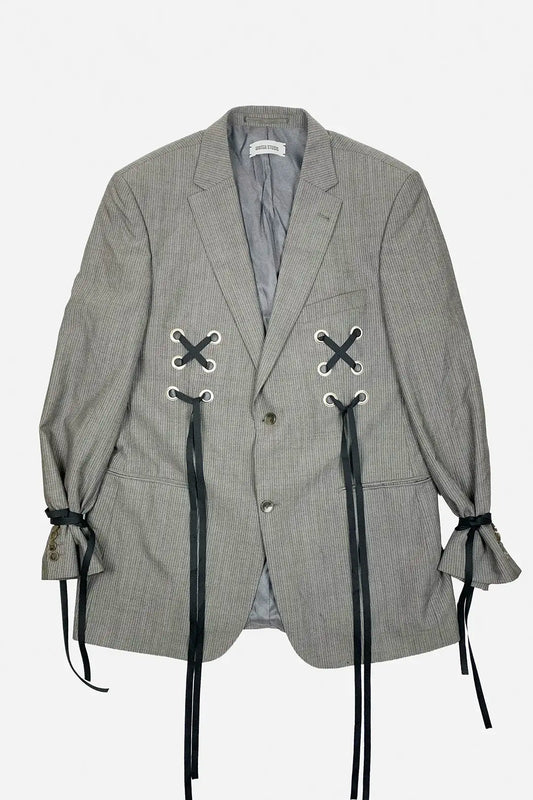 Chalk Pinstripe Blazer