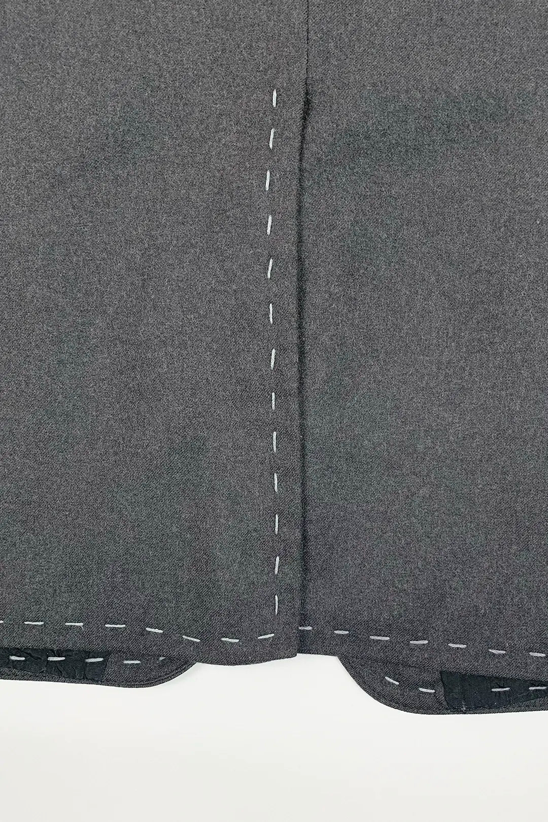 Charcoal Stitched Vest