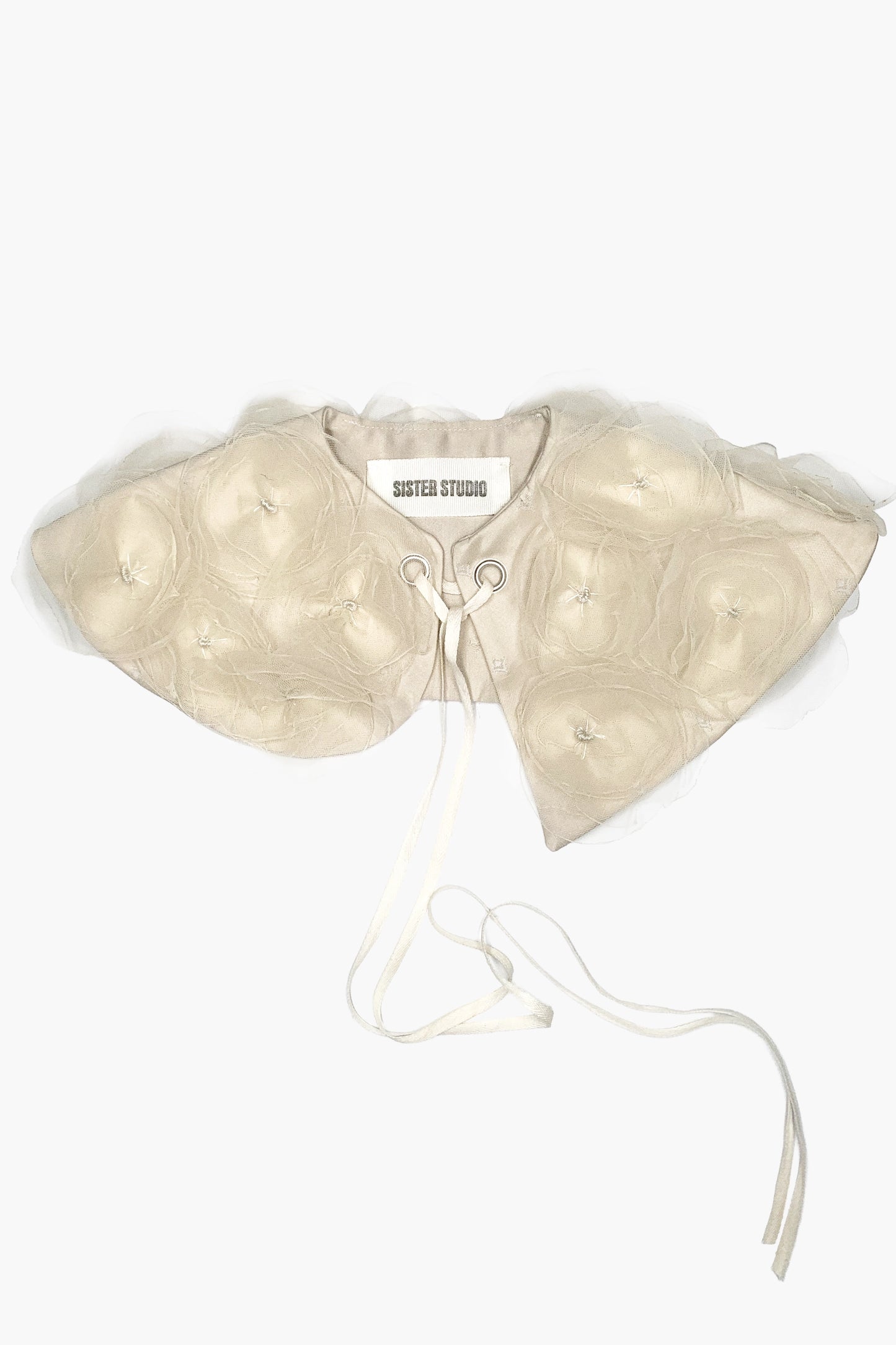 Floral Appliqué Collar