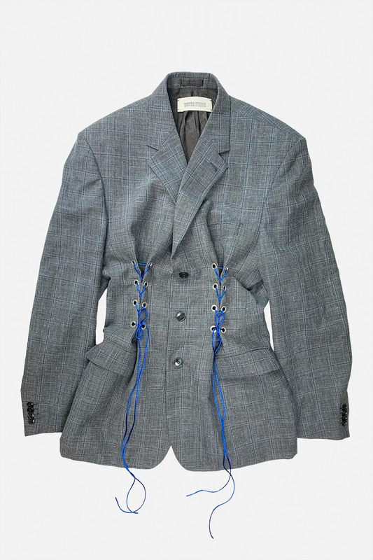 upcycled corset blazer by SISTER STUDIO Prague