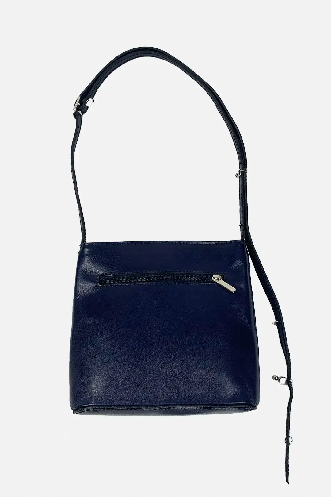 Navy Leather Bag