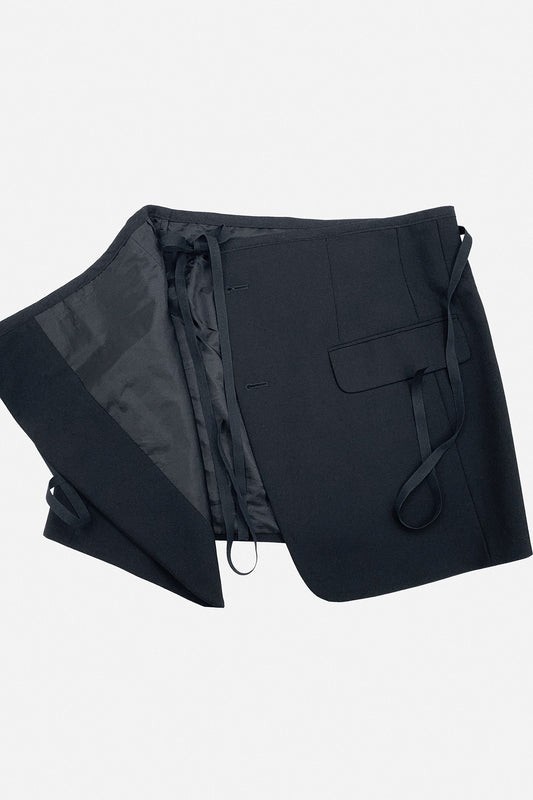 Noir Wrap Skirt