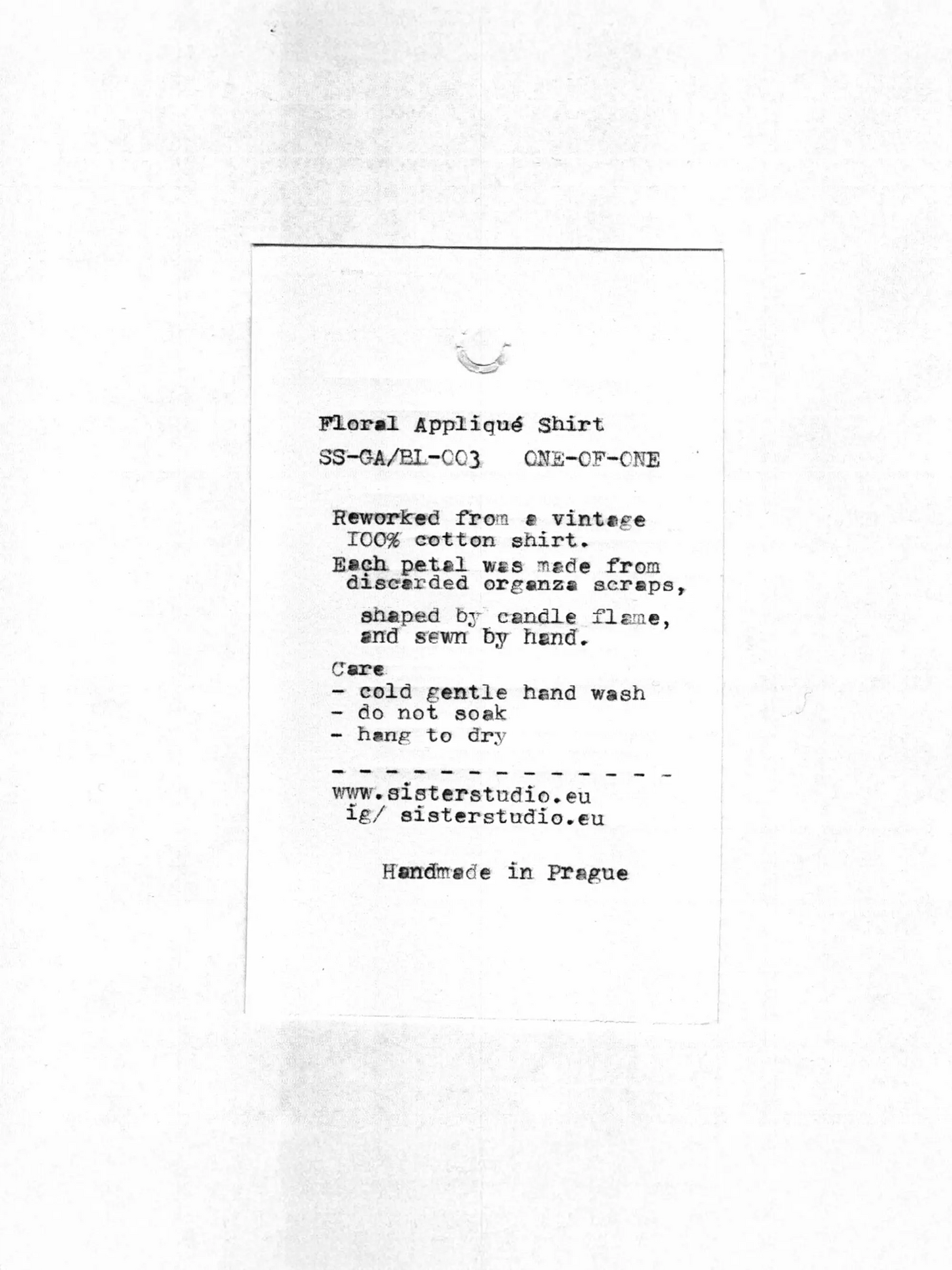 Floral Appliqué Shirt