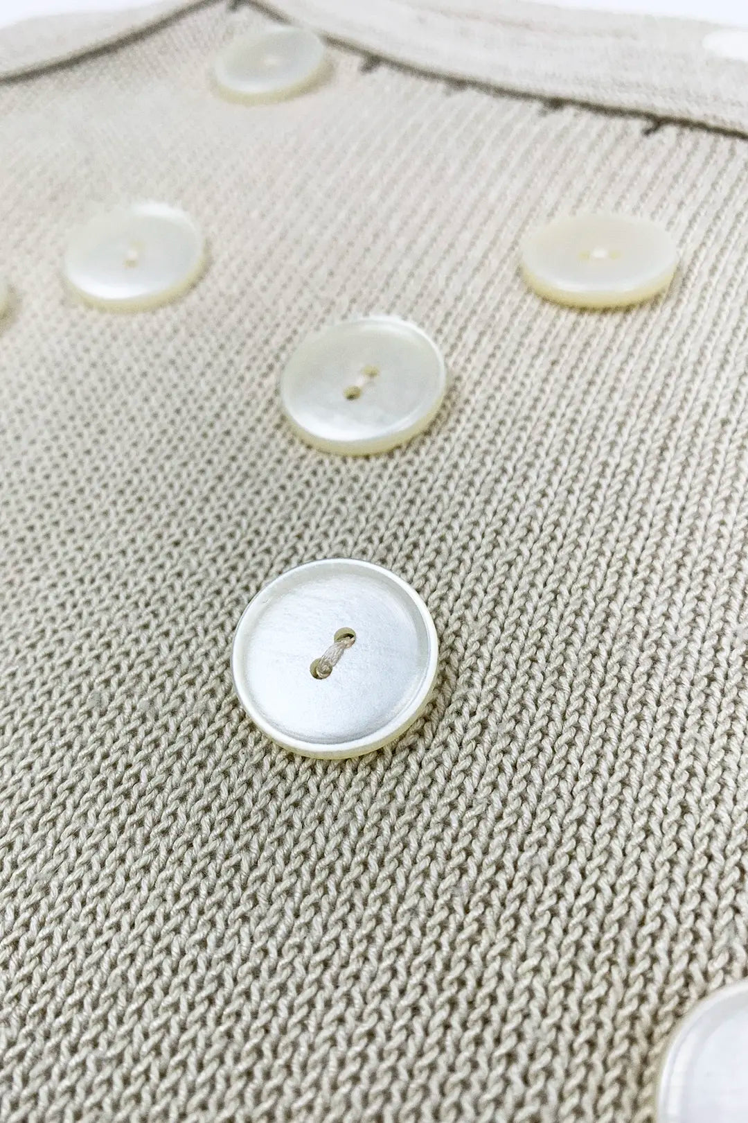 Sand Button Top