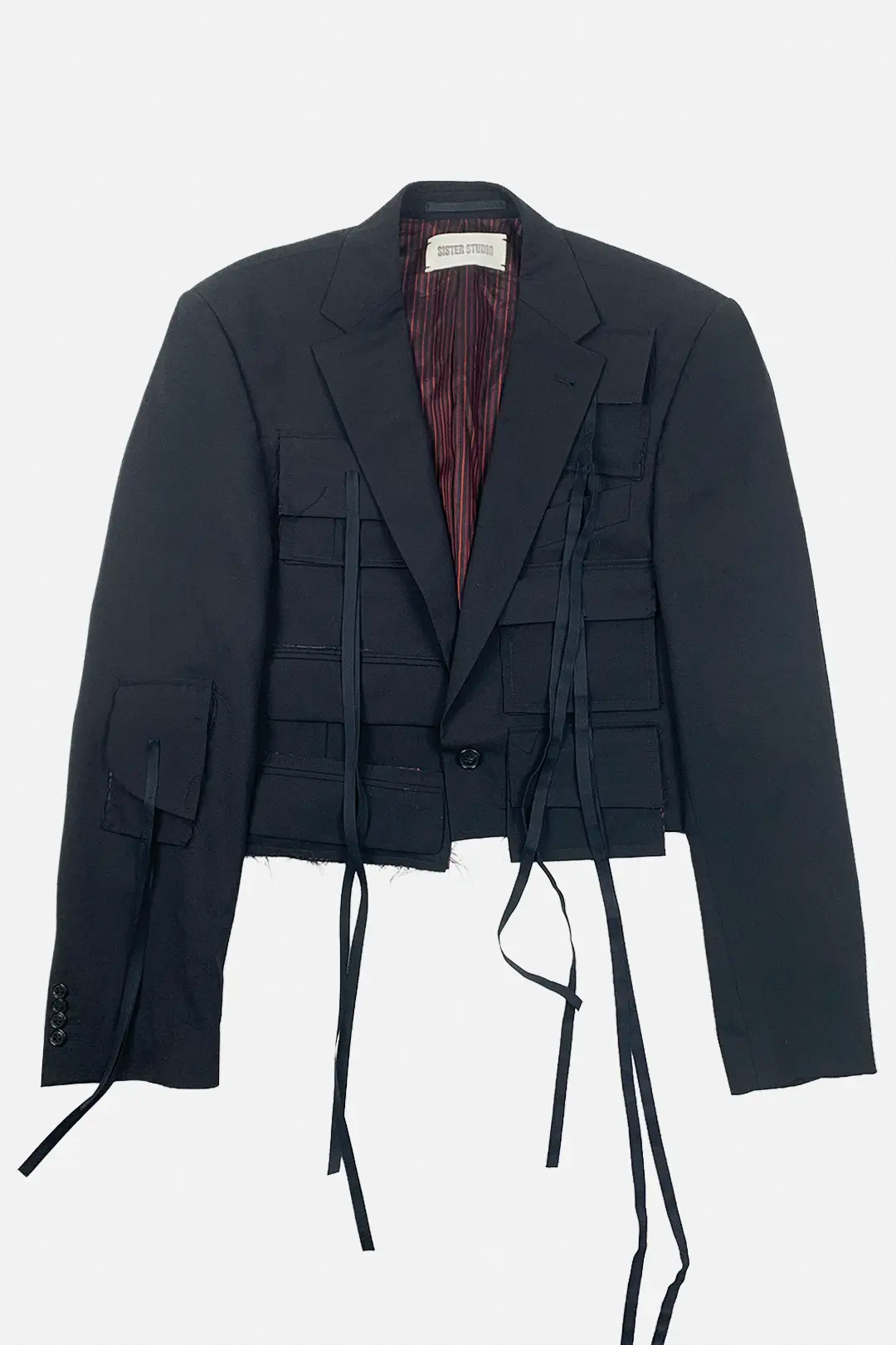 Utility Blazer Jacket | Noir