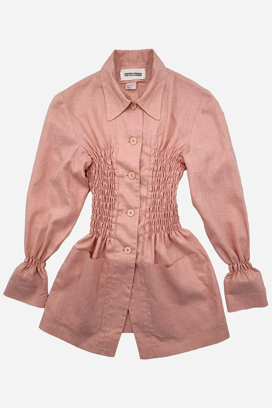 Rose Clay Pocket Shirt / Blazer