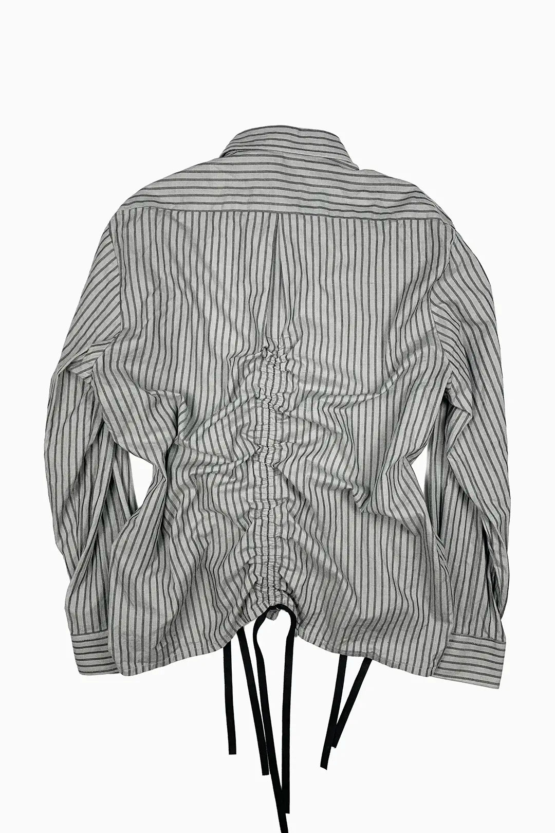 Ash Stripe Ruched Shirt