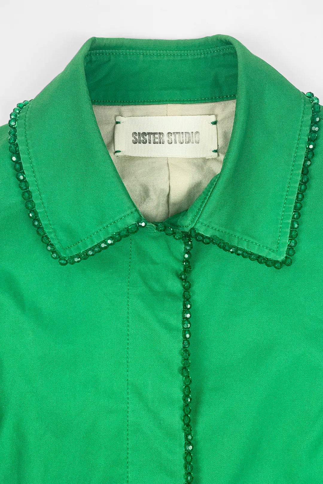 Beaded Cotton Jacket