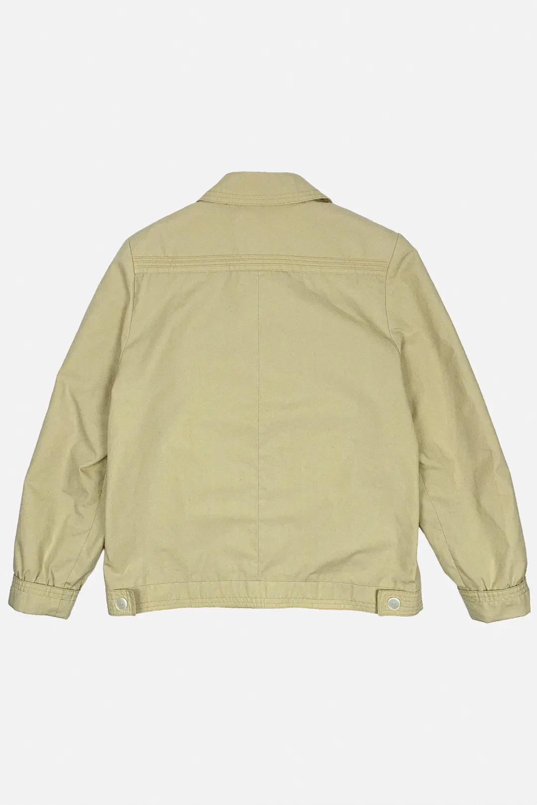 Beige jacket on a white background