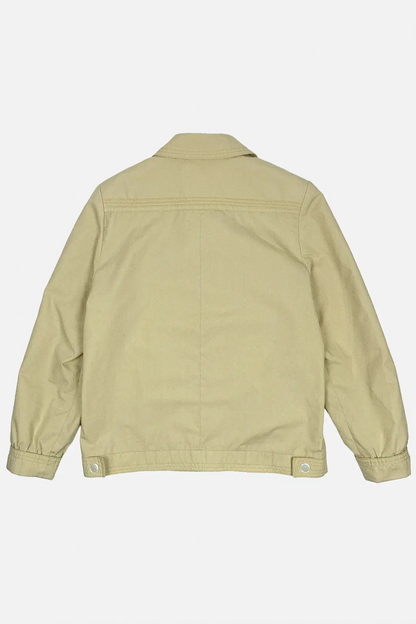 Beige jacket on a white background