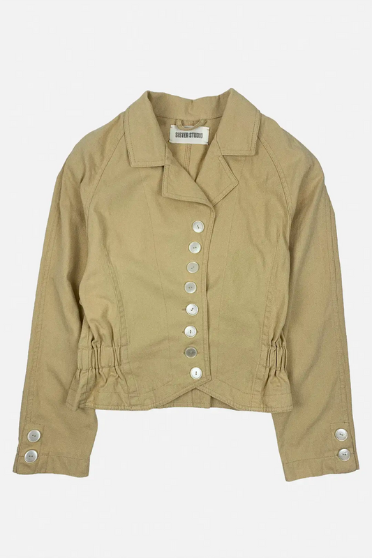 Butter Yellow Cotton Jacket