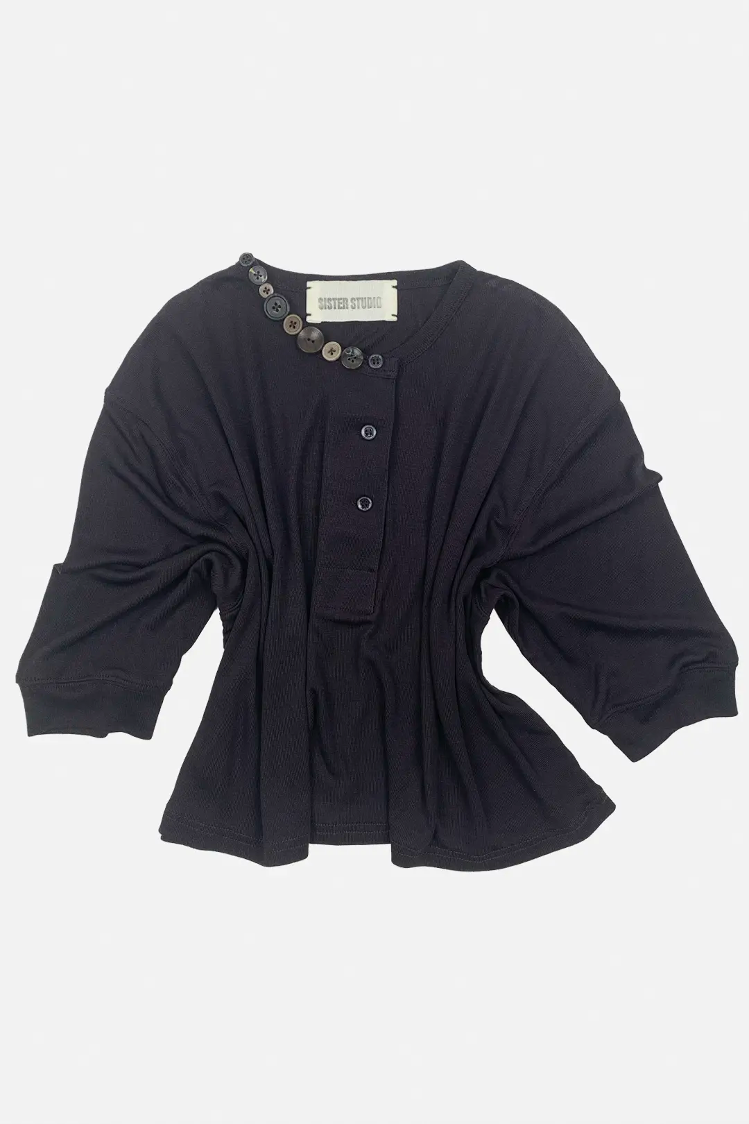 Button Crop Top