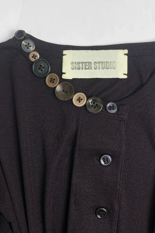 Button Crop Top