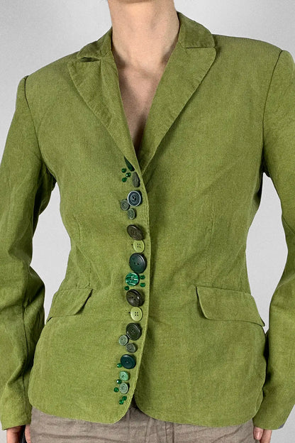 Button Jacket | Lime