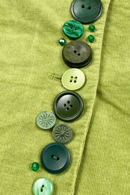Button Jacket | Lime