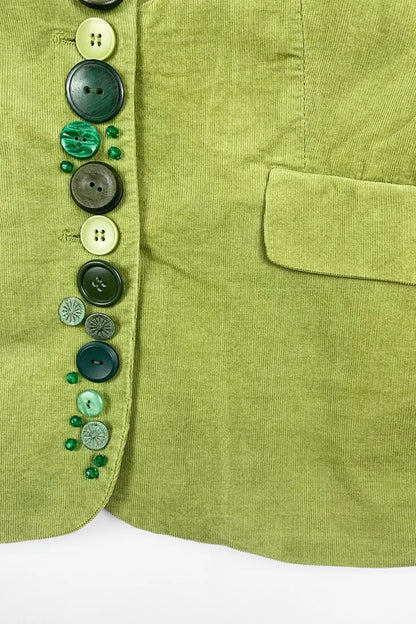 Button Jacket | Lime