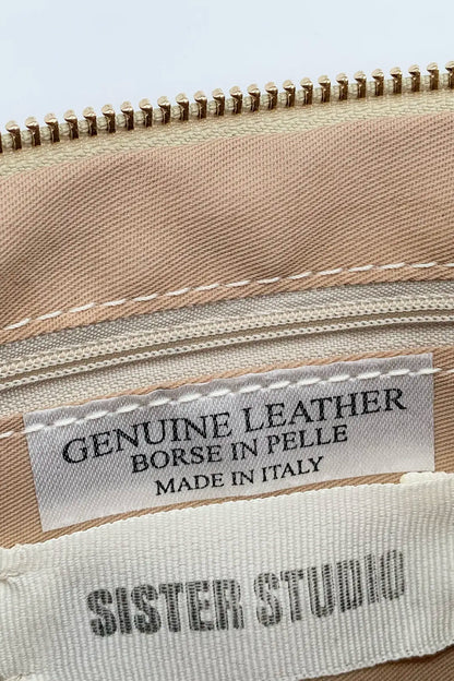 Button Leather Bag
