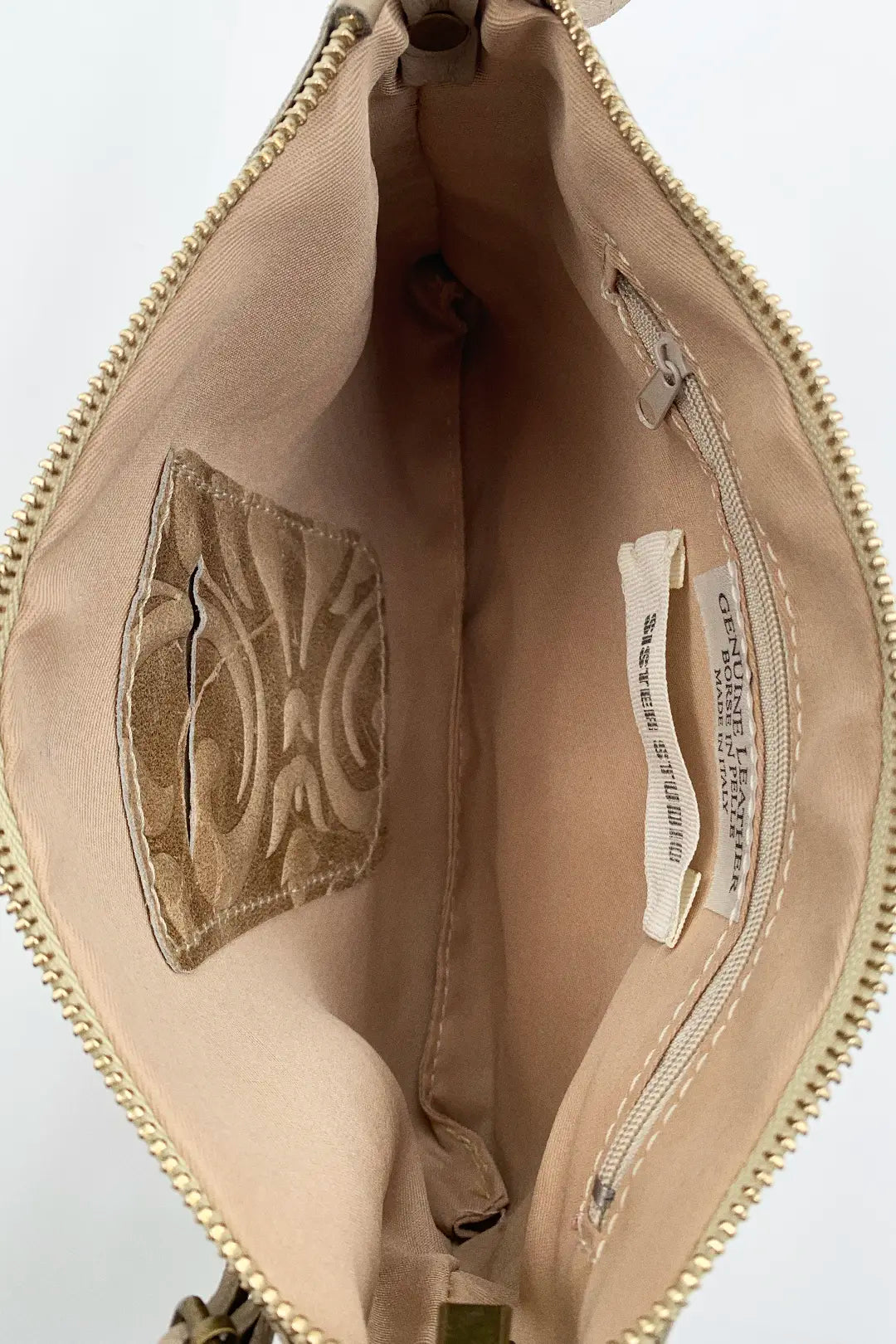 Button Leather Bag