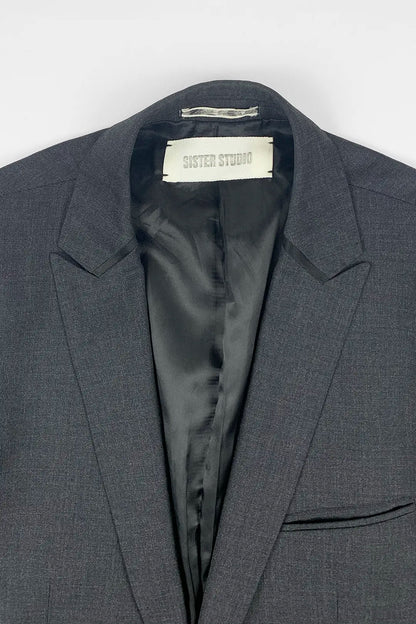 Button Cuffs Blazer