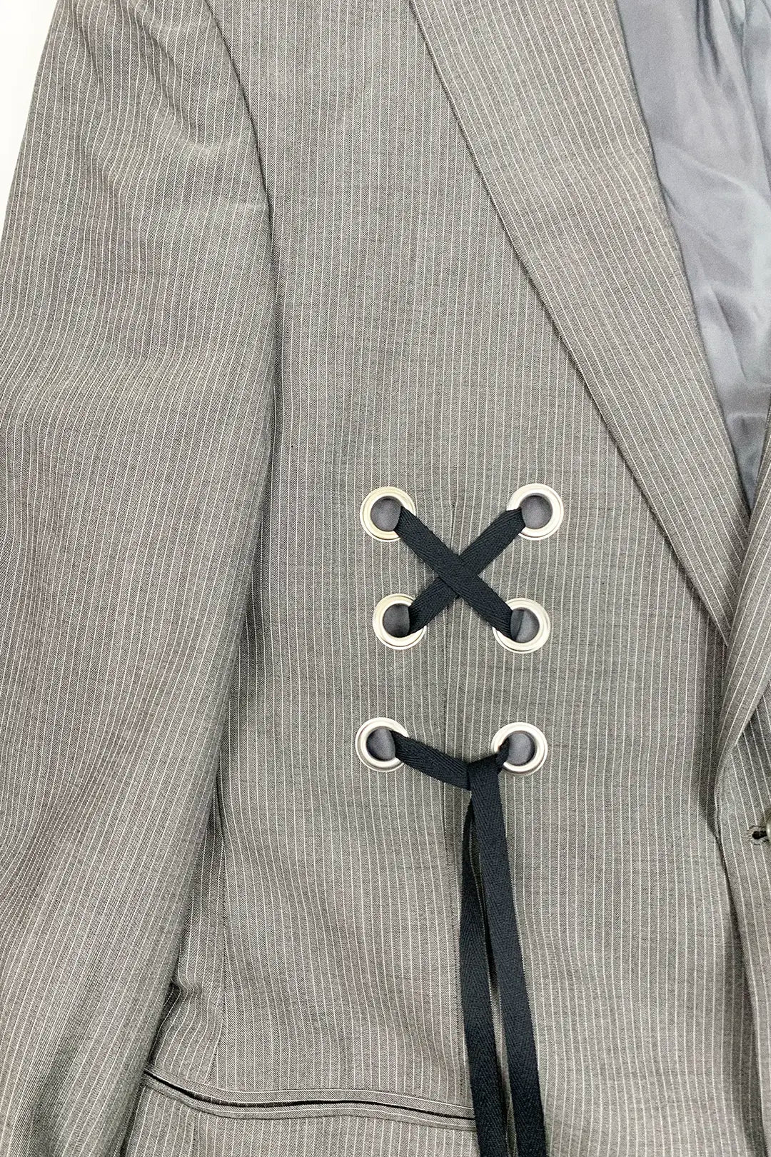 Chalk Pinstripe Blazer