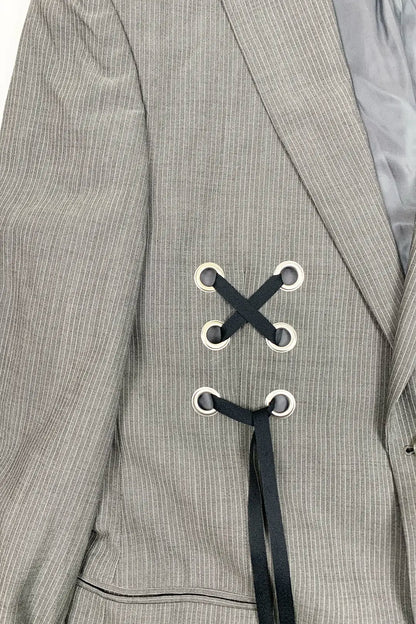 Chalk Pinstripe Blazer