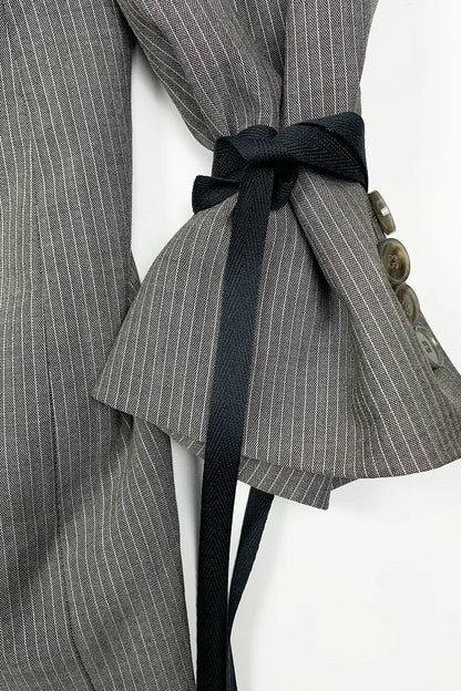 Chalk Pinstripe Blazer