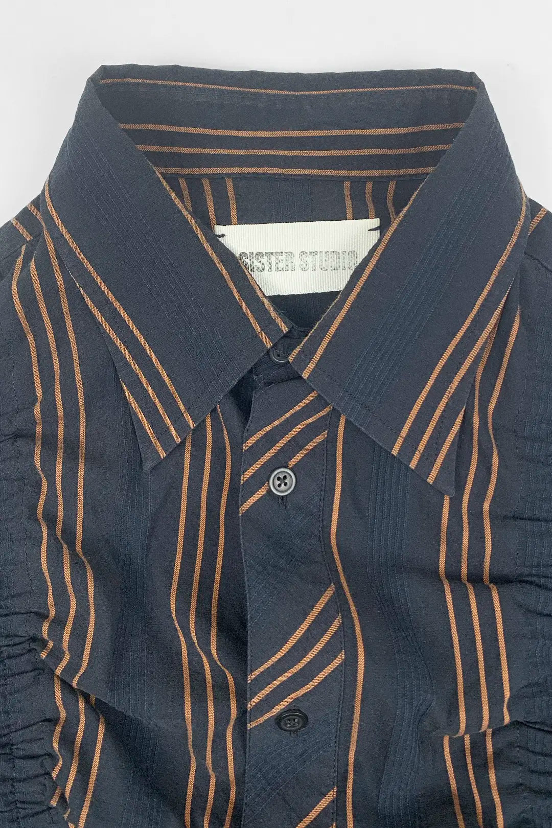 Clay Stripe Ruched Shirt