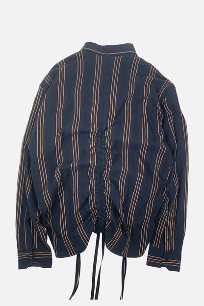 Clay Stripe Ruched Shirt
