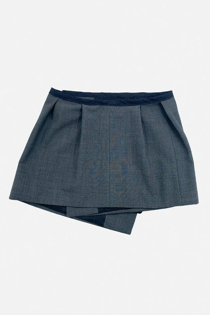 Cobalt Crochet Wrap Skirt