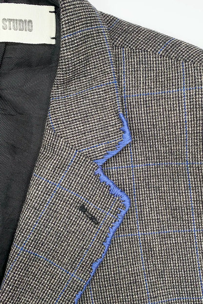 Cobalt Stitch Blazer