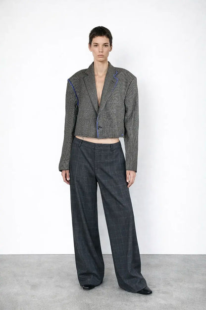 Cobalt Stitch Blazer