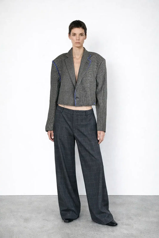 Cobalt Stitch Blazer