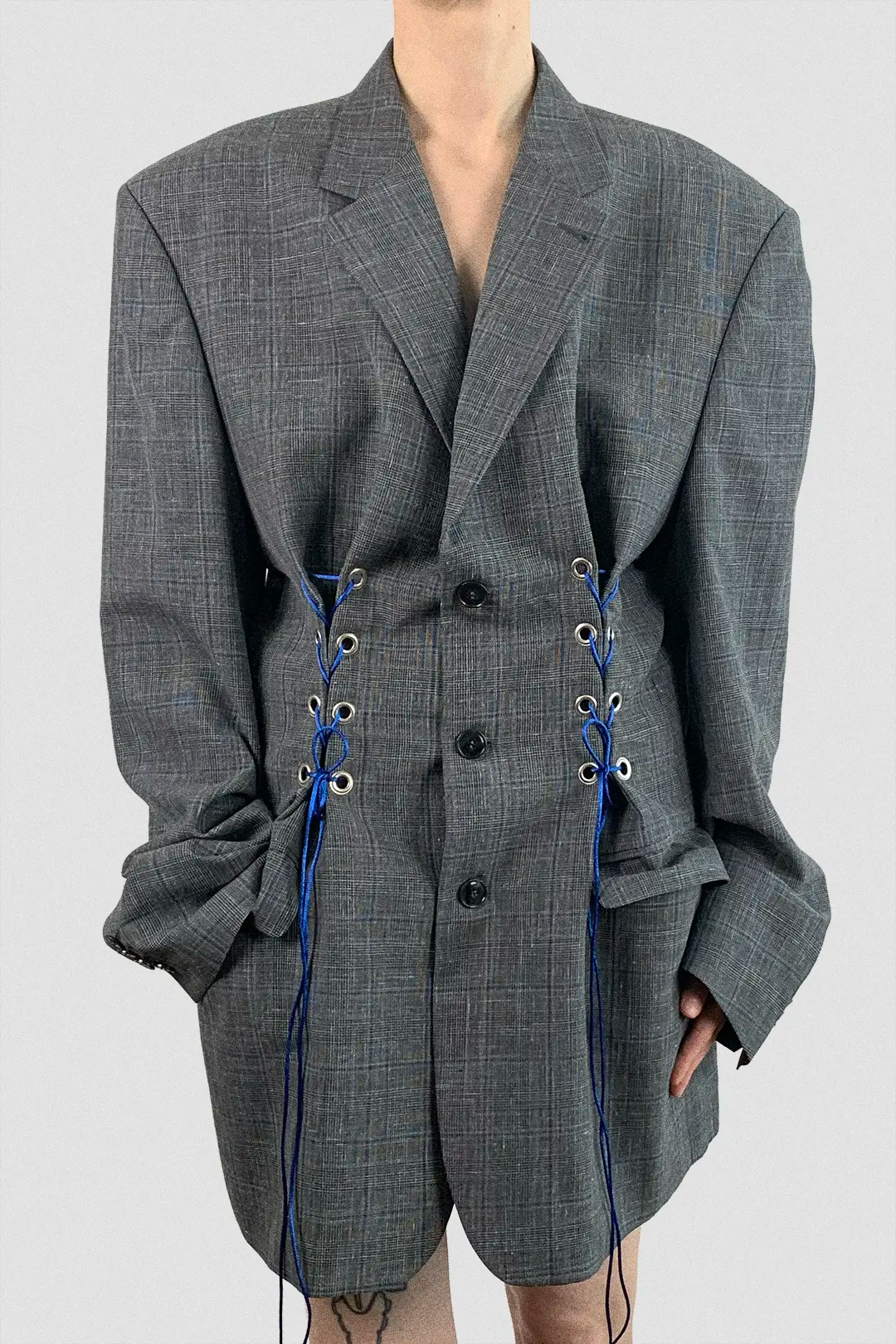 upcycled corset blazer by SISTER STUDIO Prague