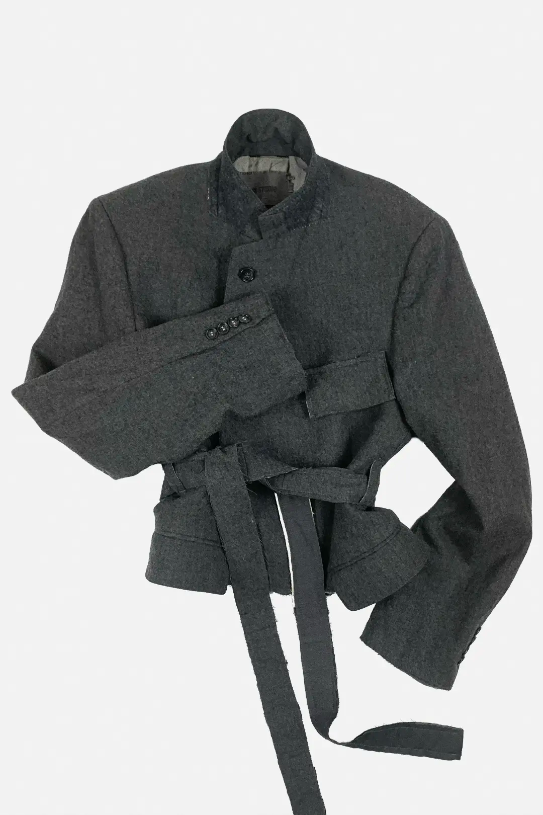 Cropped Tie Blazer