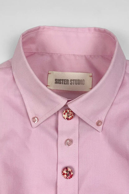 Cropped Drawstring Shirt