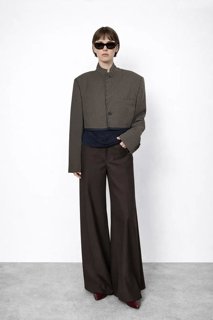 Cut Stitched Blazer