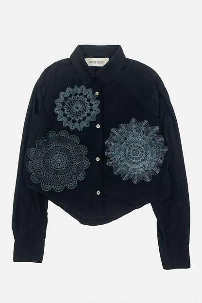 Doily Silk Shirt