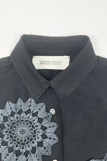 Doily Silk Shirt