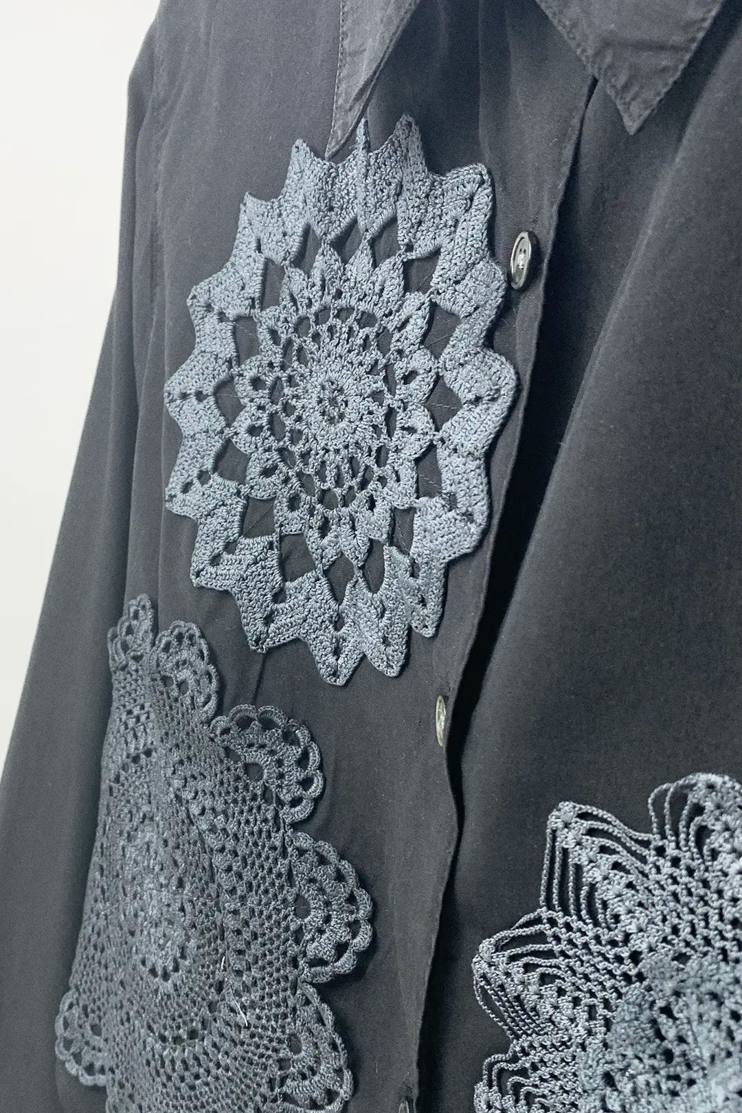 Doily Silk Shirt