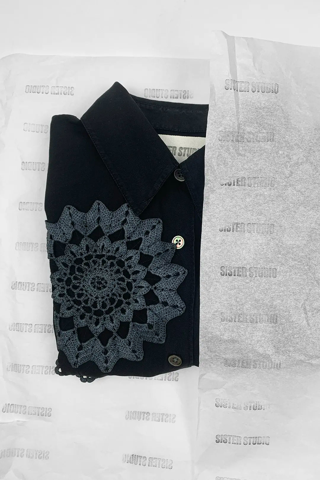 Doily Silk Shirt