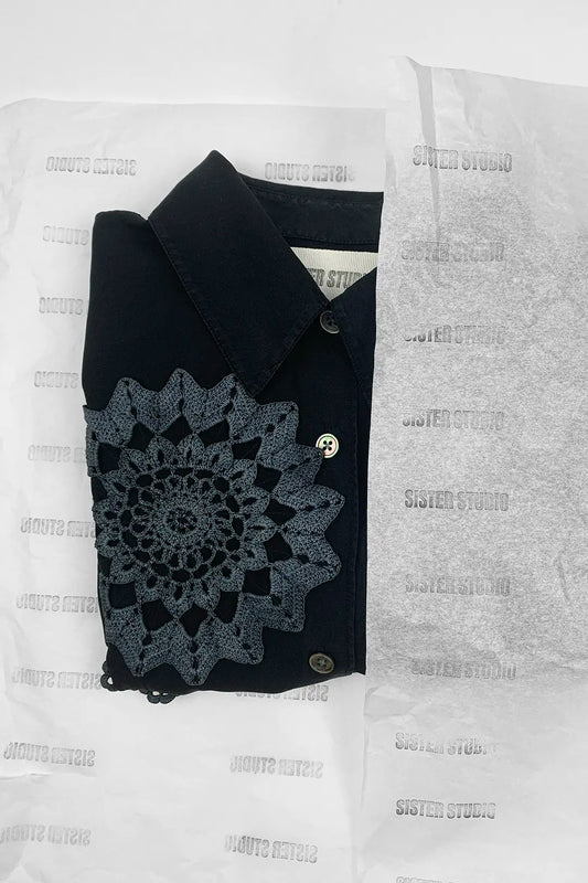 Doily Silk Shirt