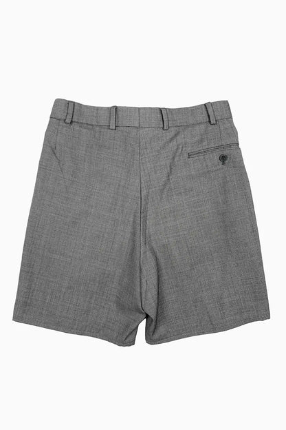 Folded Wool Shorts