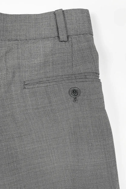 Folded Wool Shorts