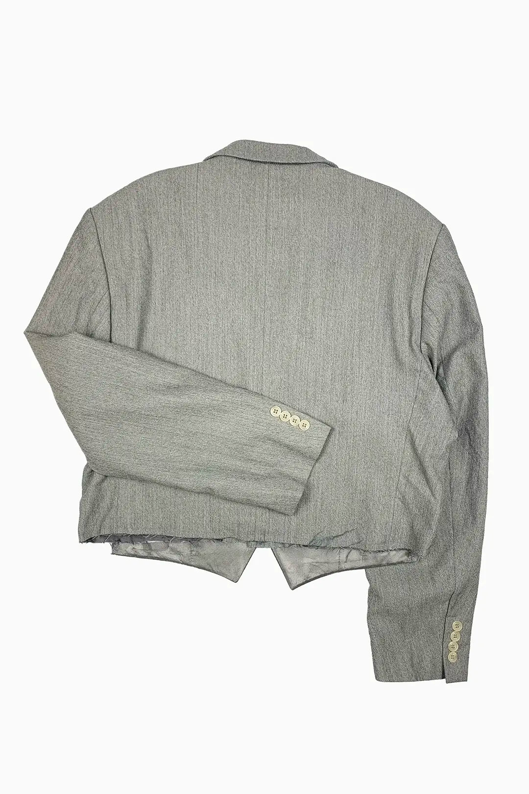 Grey Vest-Blazer