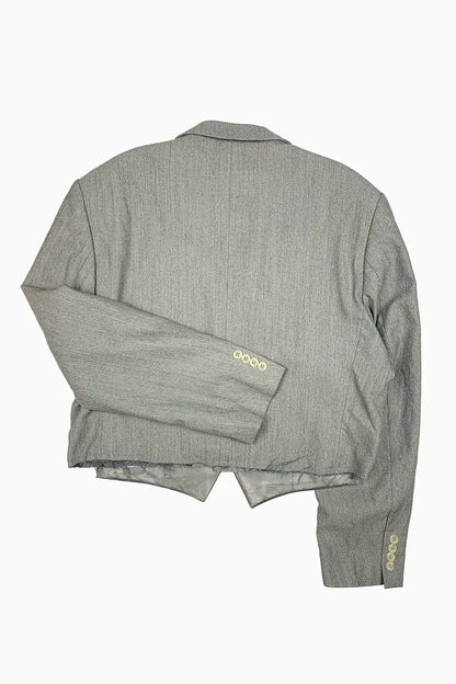 Grey Vest-Blazer