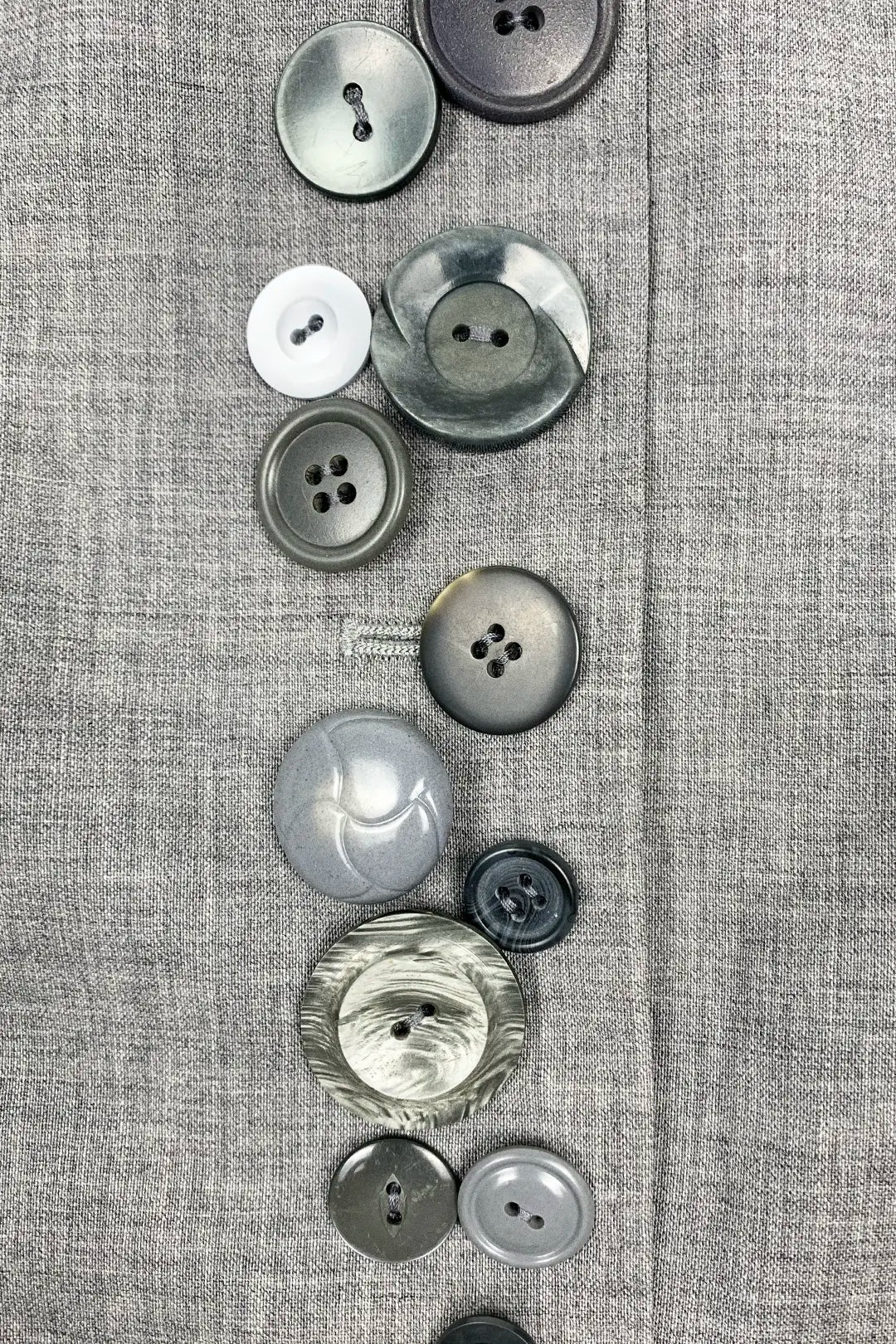 Grey Button Blazer