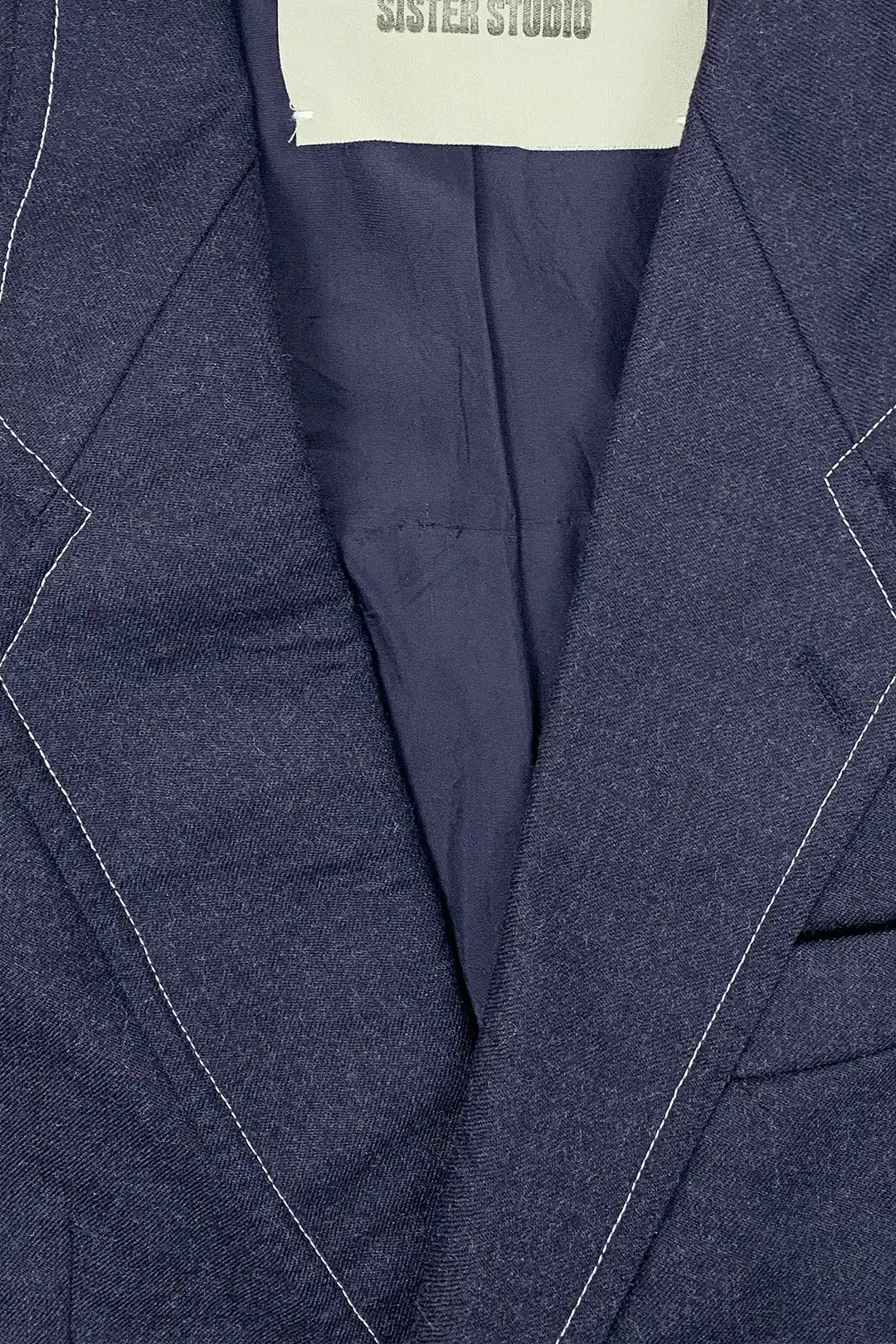 Indigo Fringe Blazer