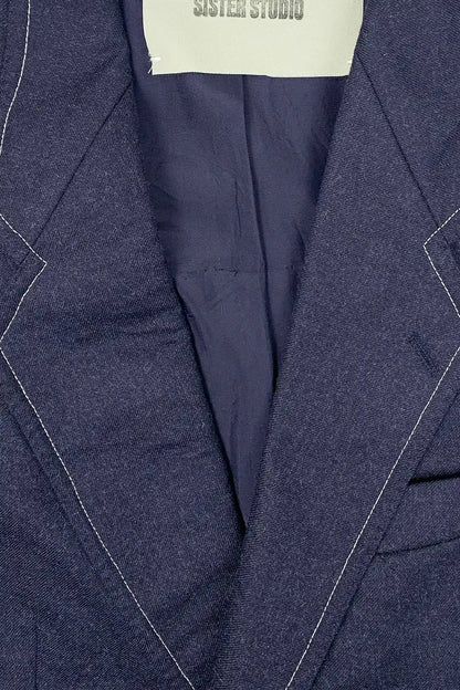 Indigo Fringe Blazer