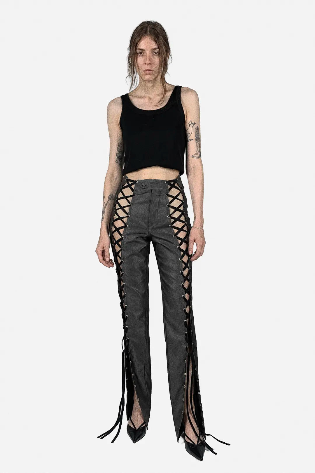 Lace-up Pants