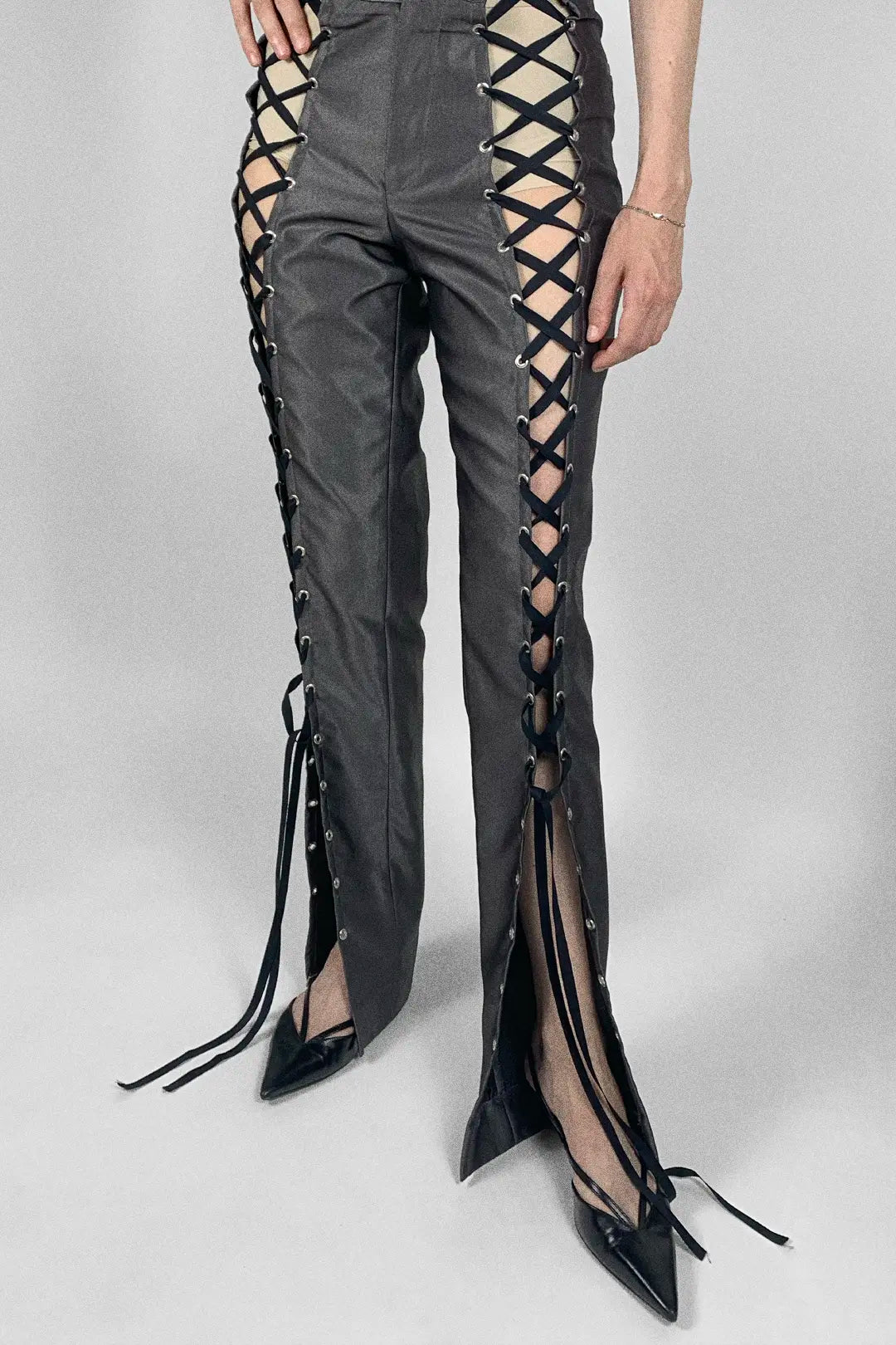 Lace-up Pants